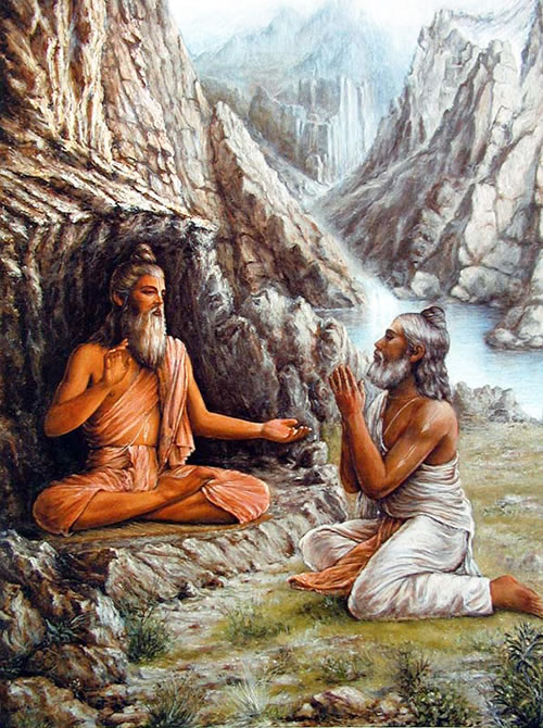 Maitreya is instructing Vidur