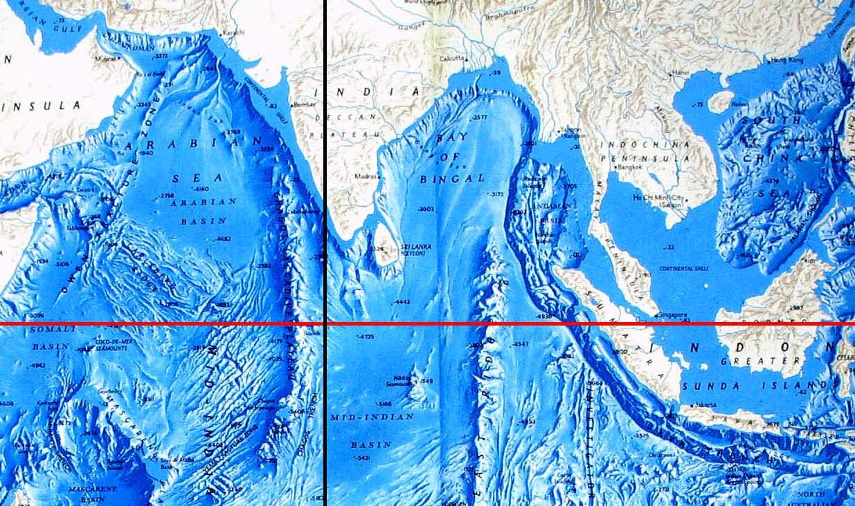 bathymetric map 