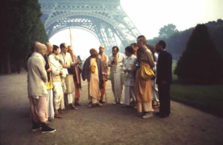 Prabhupada in Paris