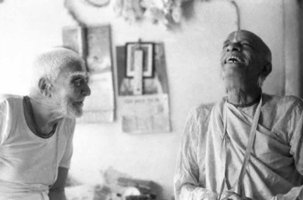 Prabhupada laughing at the story.