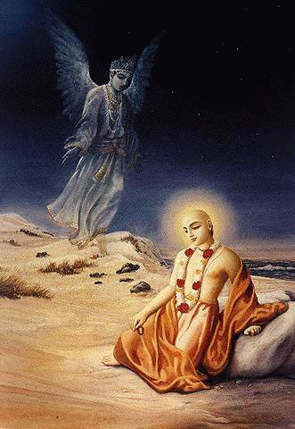 Lord Caintanya show Advaita His universal form
