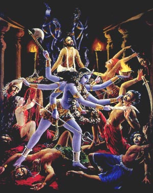 Bhadra kali saves Jadabharata