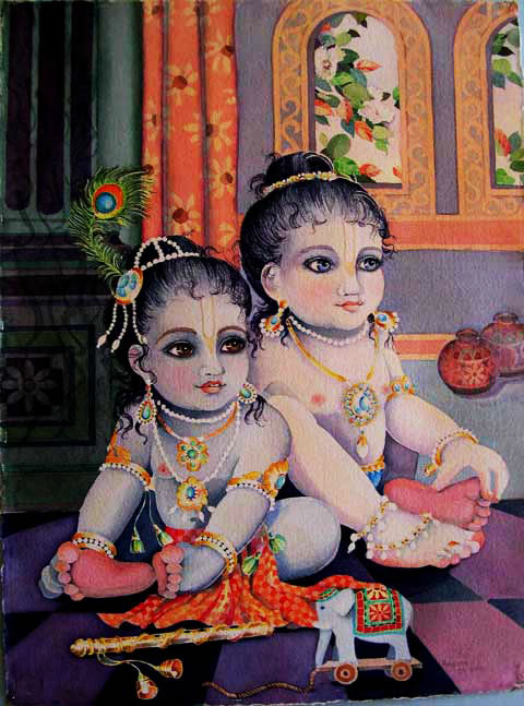 Krsna and Balarama