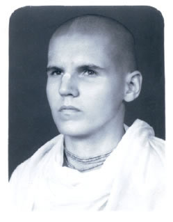 Shyamasundara Dasa as student in 1982